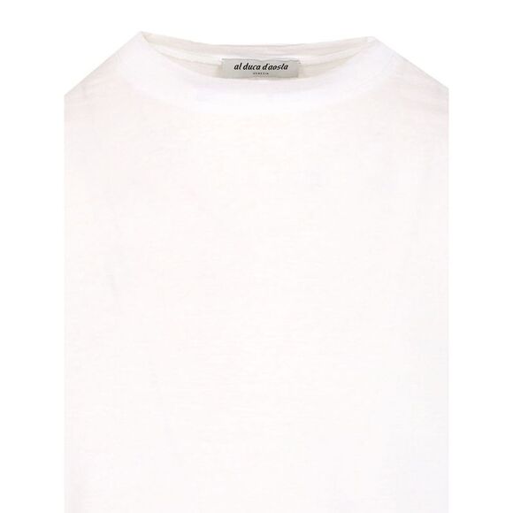 Al Duca D'aosta Men Slim Fit Linen T-Shirt
